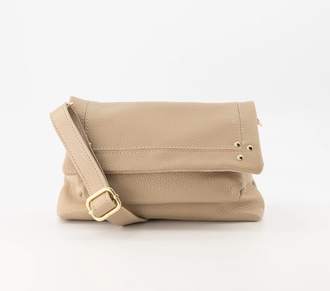 tas- taupe- leer- crossbody