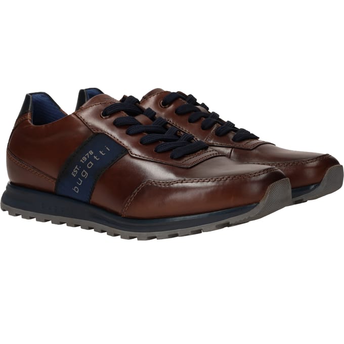 Bugatti Cirino Sneakers cognac Leer - Maat 41