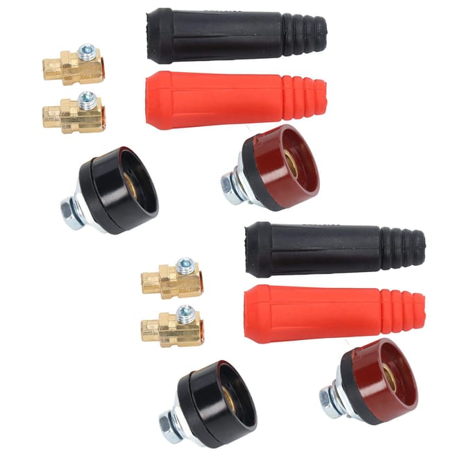 12 Stuks Las Kabel Paneel Connector Snelkoppeling Stekker Stopcontact Set Kit voor Voeding