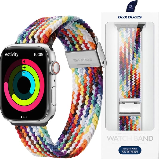Dux Ducis - Mixture II Version - Apple Watch 1 / 2 / 3 / 4 / 5 / 6 / 7 / 8 / SE / SE 2 / Ultra (42 mm / 44 mm / 45 mm / 49 mm) - Rainbow