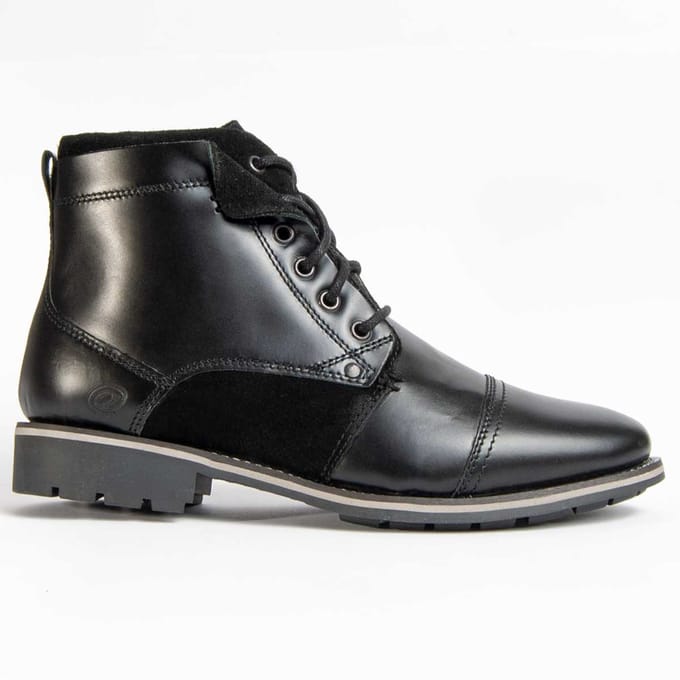 Bota De Piel Para Hombre.  Purapiel  Botiel3  98975 44