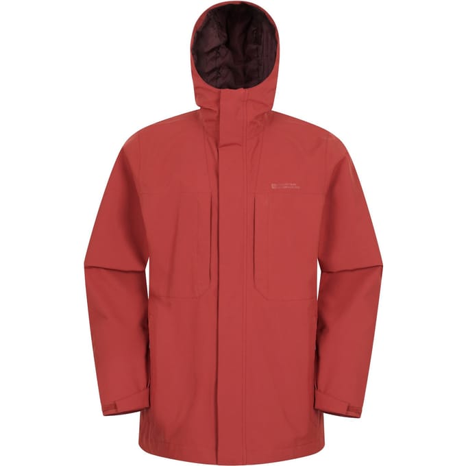 Mountain Warehouse Heren Ridge Waterdichte Jas (Roest)