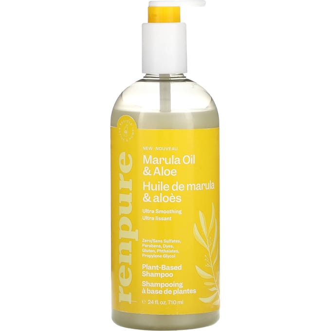Renpure, Marula Olie & Aloë Botanische Shampoo, 24 fl oz (710 ml) beige