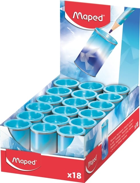 Puntenslijper Maped Arctic Vibes 1-gaats display a 18 stuks blauw | 18 stuks