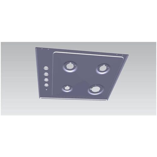 AEG bovenblad, inox, Electrolux, 594x510mm 140115766382