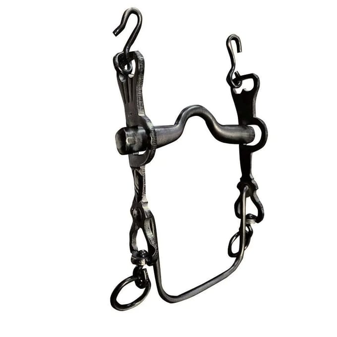 Roestvrijstalen Spaanse bit voor paard Zaldi 5/8 nº2C