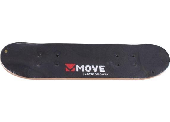 Move Skateboard 28" Skippy zwart/Multi Skateboards