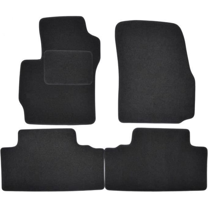 Tapis de sol - Mazda - 5 - Velours noir - Sur mesure - Antidérapant et imperméable