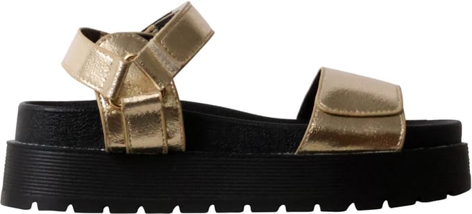 Joalice-sandalen met sleehak en klittenband