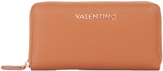 VALENTINO Portemonnee Scarlett Re Zip Around Wallet Cuoio Lichtbruin