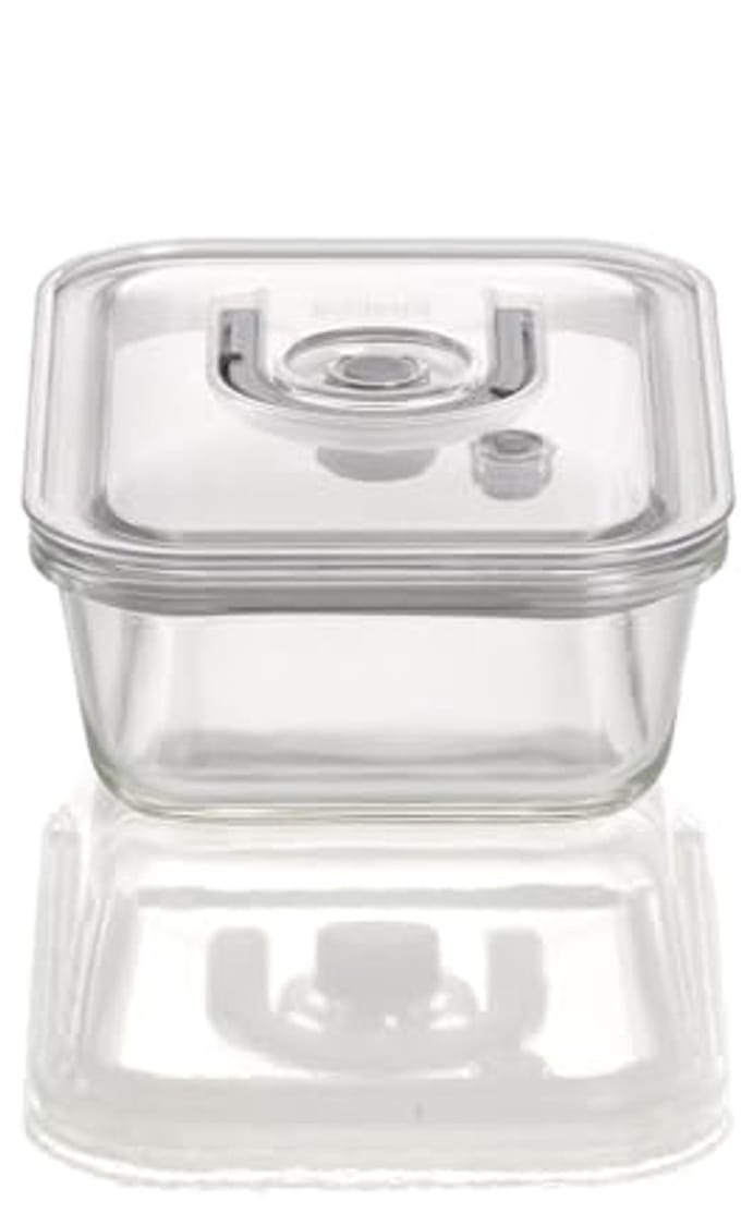 Vacuümcontainer van borosilicaatglas, 1000 ml, BPA-vrij, hittebestendig, vaatwasmachinebestendig
