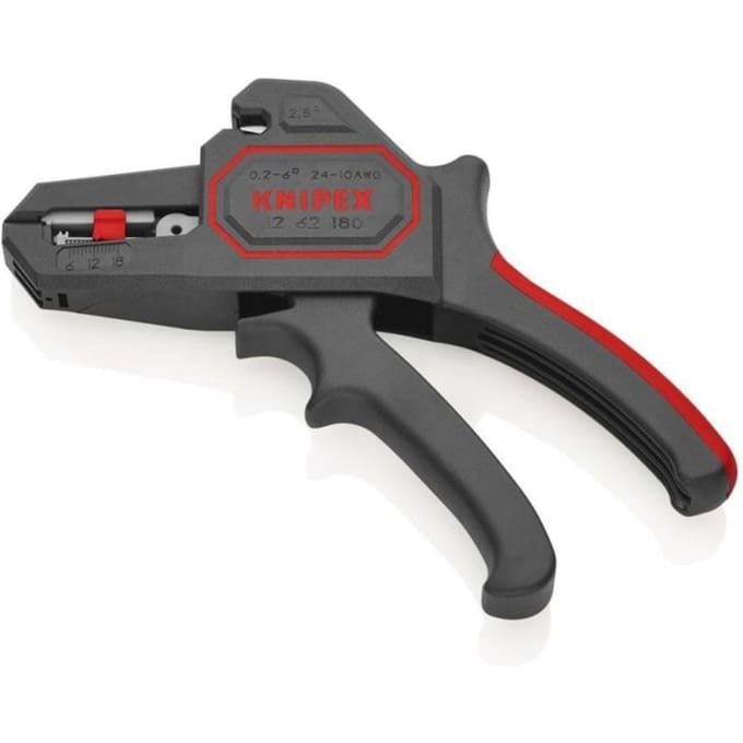 Knipex 1262 12 62 180 Kabelmantelstriptang 0.2 tot 6 mm² 10 tot 24