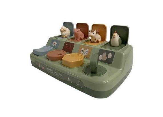 Little Dutch pop-up dierenspel Little Farm Green unisex