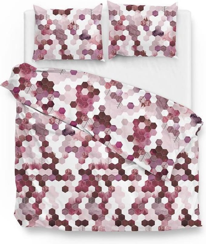 ZoHome Pax Dekbedovertrek - Litsjumeaux - 240x200/220 cm - Pink