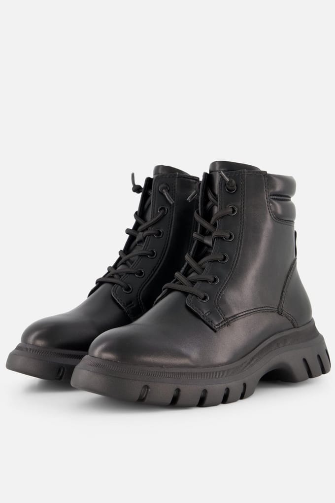 Marco Tozzi Veterboots zwart Synthetisch - Maat 40