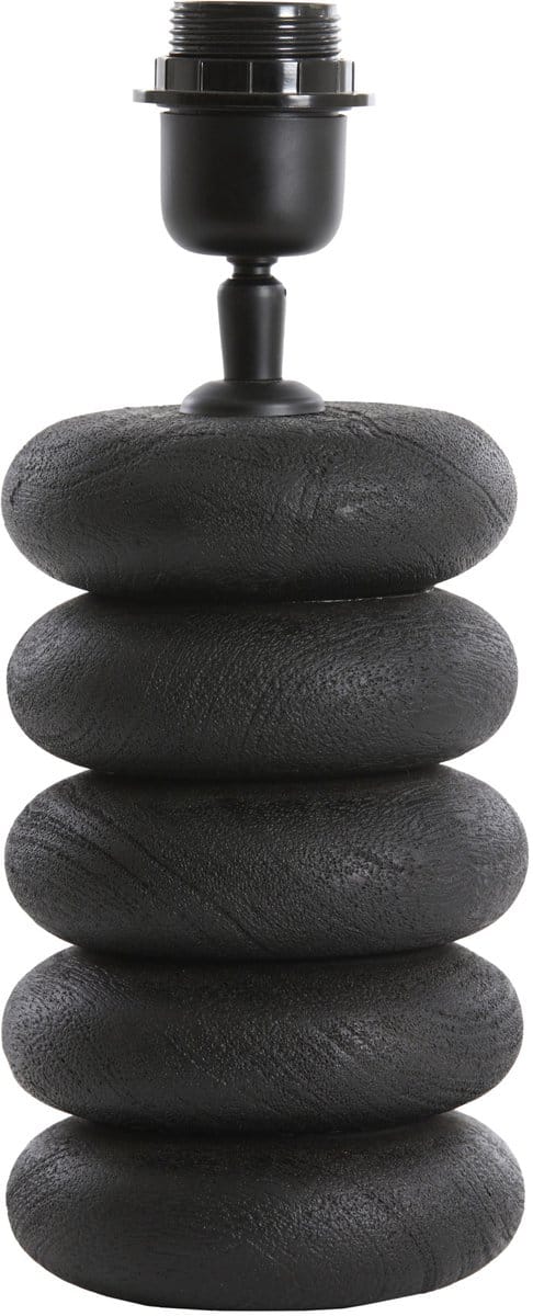 Light & Living Tafellamp Budongo 21cm hoog - Zwart