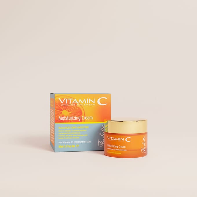Crème Hydratante - Arganicare - 50ml - Vitamine C - Peptides Actifs - Tous Types de Peau