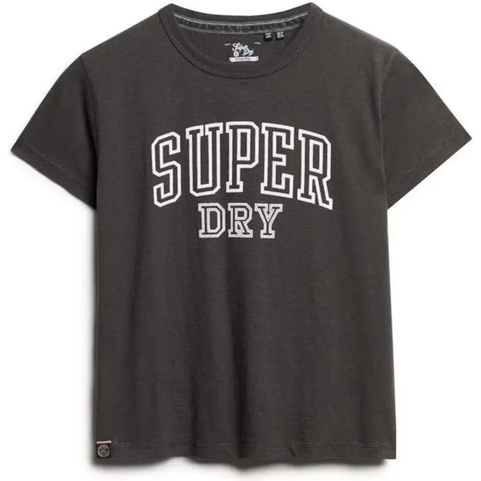Superdry - Athletic Essentials T-shirt met print en aansluitende pasvorm - Dames - T-shirts