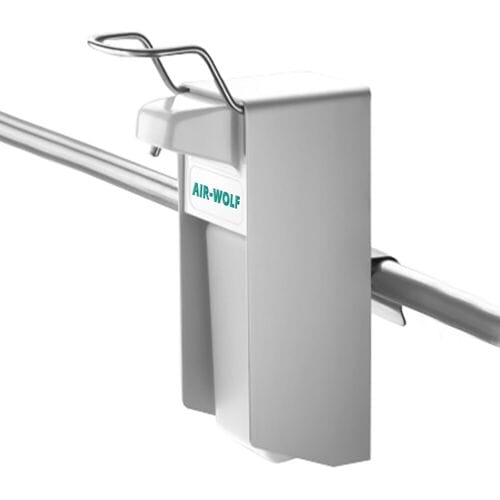 AIR-WOLF Wandzeepdispenser met bedieningshendel - 500 ml - RVS Wit