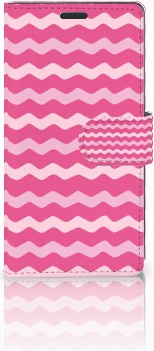 Sony Xperia Z3 Telefoon Hoesje Waves Pink