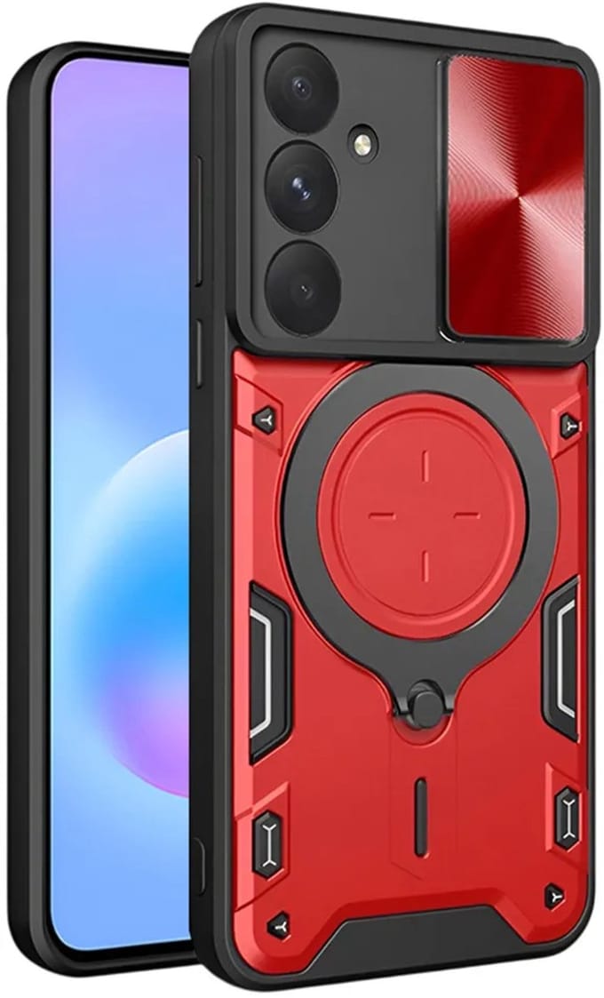 Hoesje geschikt voor Samsung Galaxy A57 - Techsuit CamGuard Pro Back Cover - Rood