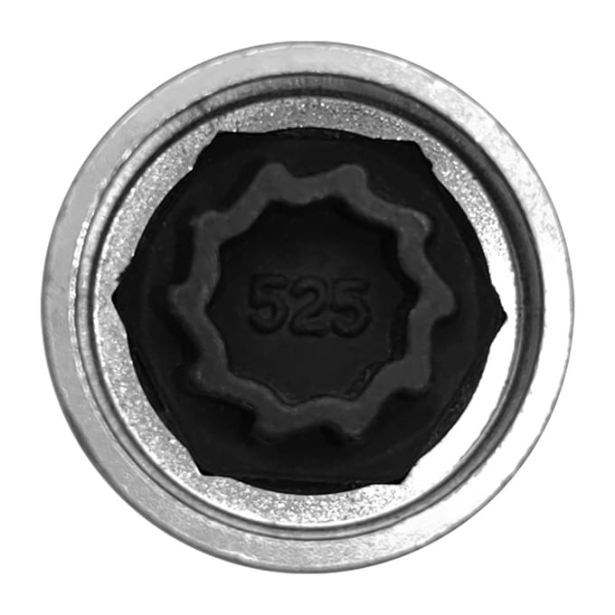 Volkswagen Security Master Vergrendelende Wielmoersleutel 524 Anti-diefstal Schroef Dopsleutel Gereedschap 525 zilver