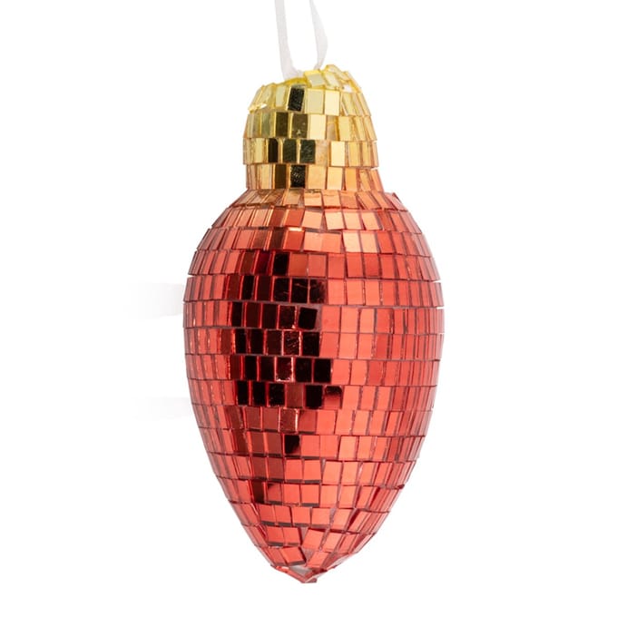 HomeBound by KY | Kersthanger Discobal rood/geel | kersthanger | feestdecoratie