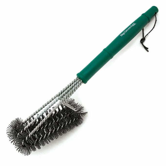 Green Egg Diamond Coated Nylon Borstel Grid Scrubber Big | Groen