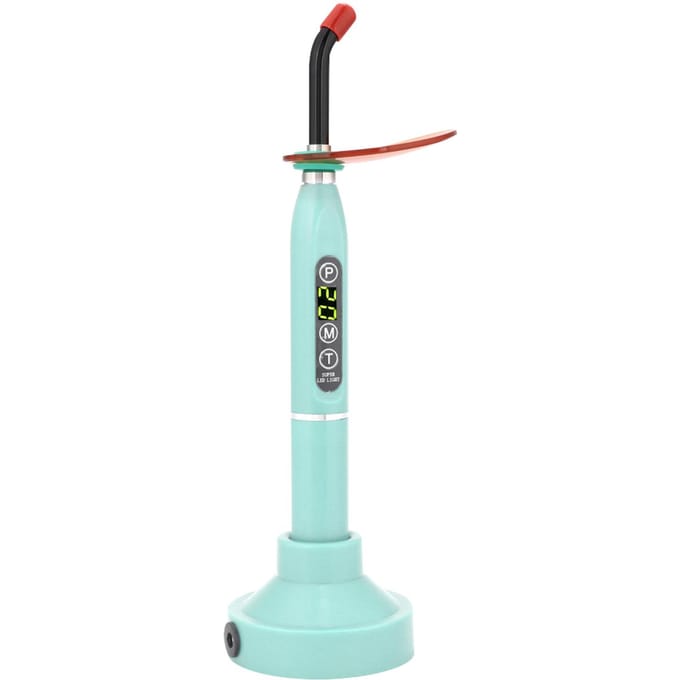 Plastic Tandheelkundige LED Polymerisatielamp Machine Tandheelkundige Mondapparatuur groen