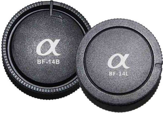 Pixel Lens Rear Cap BF-14L + Body Cap BF-14B voor Sony