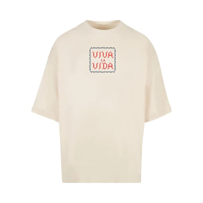 T-shirt Merchcode Frida Kahlo - Pixels viva la vida Huge