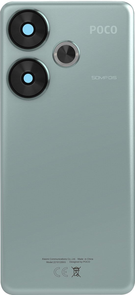 Xiaomi, Batterij cover voor Xiaomi Poco F6 Service Pack, Groen