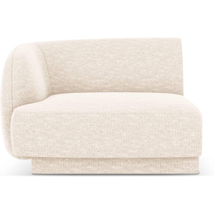 Modulair hoekelement Miley links chenille | Micadoni Limited Edition