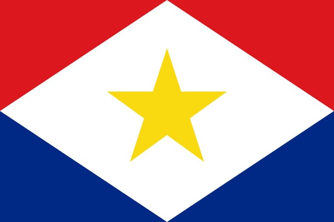 Vlag Saba 50x75cm