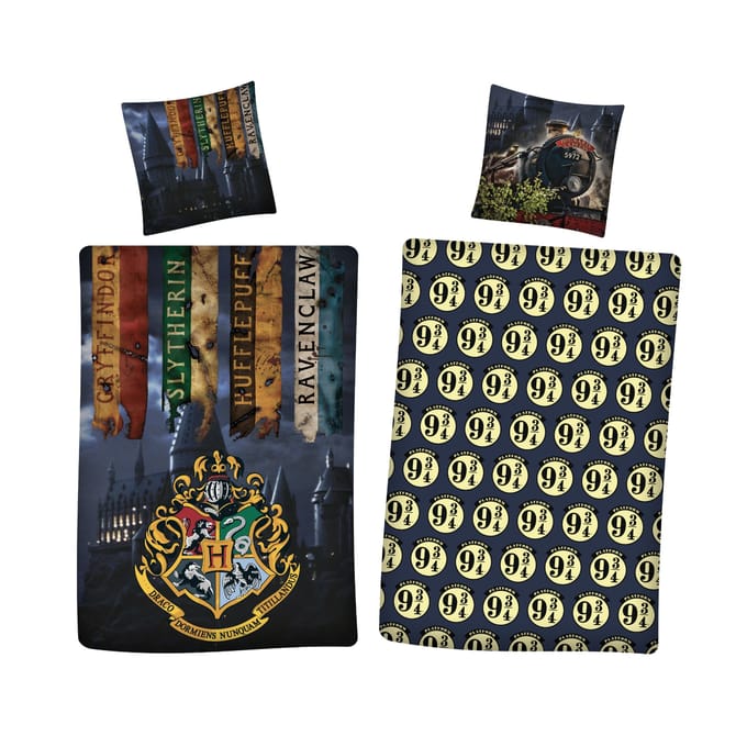 Harry Potter Dekbedovertrek 9¾ - Eenpersoons - 140 x 200 cm - Polyester