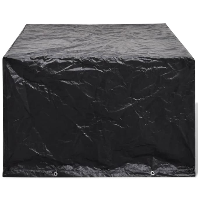 vidaXL - Tuinmeubelhoezen - poly - rattan - 2 - st - 4-persoons - 113x113 - cm