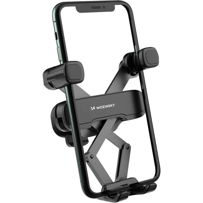Wozinsky Gravity Telefoonhouder voor Auto Ventilatierooster Zwart