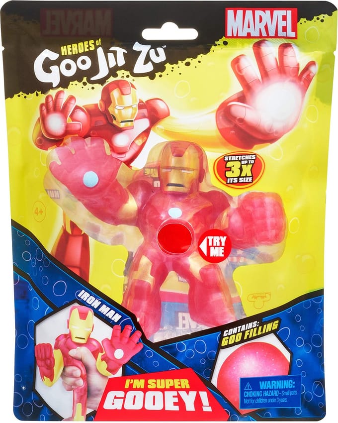 Goo Jit Zu - Marvel - Single Pack - Iron Man (20-00153)