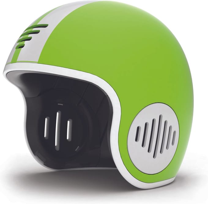Chillafish Bobbi Helmet Lime - Kinderhelm - Extra Small - 45-50 cm