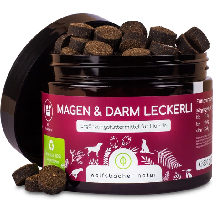 300g Wolfsbacher natuurlijke traktaties Maag&Darm hondensnacks