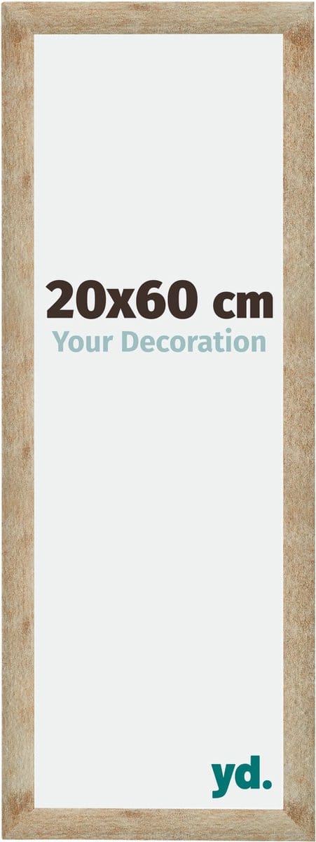 Your Decoration - Fotolijst 20x60 cm - MDF - Goud - Catania