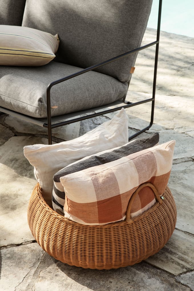 Ferm Living - Braided Lage Mand - natur - bruin