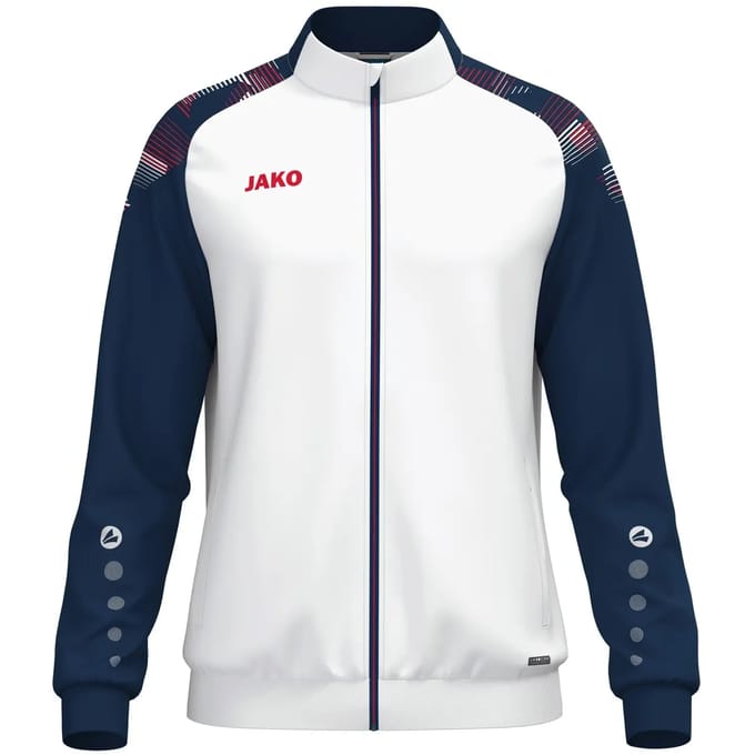 Jako Sonic Polyestervest Heren - Wit / Marine / Rood | Maat: 3XL
