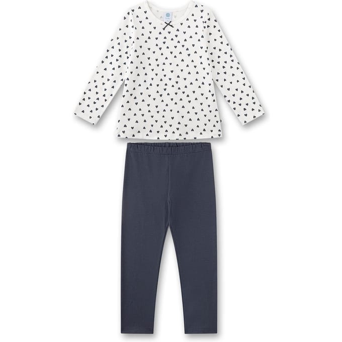 Sanetta Pyjama Schlafanzug Herzen Pyjama Kids lang Set van 1