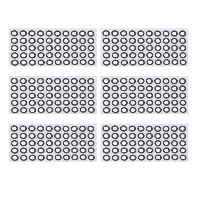 1000 Pièces Marqueur de Numérisation 3D ID 6mm OD 10mm Haute Réflectivité Forte Adhésion Point de Suivi 3D white