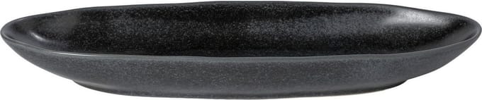 Costa Nova servies ovale schaal 33 x 4.7 cm Livia mat zwart