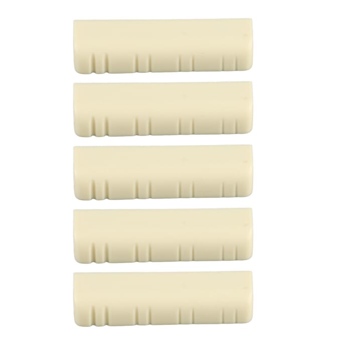 5 Stuks Mandoline Brug Kam 8 Snarig Plastic 3.5cm Universeel Instrument Accessoire voor Vervanging beige