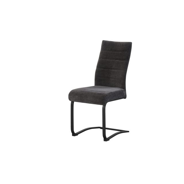 Furnilux Leni stoel set van 2 in antraciet moderne design fauteuils
