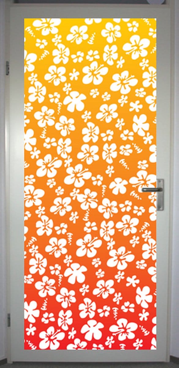 Deurposter 'Hawaii' - deursticker 75x195 cm