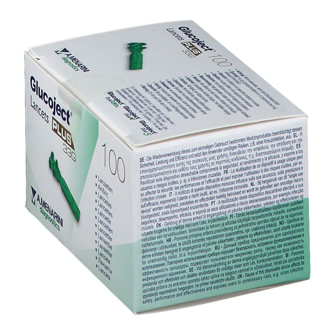 Glucoject Plus 33g 44121 100 Lancetten